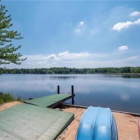 5-Bedroom Lakefront, Private Beach Wifi Ac Boat & Tobyhanna Exterior foto