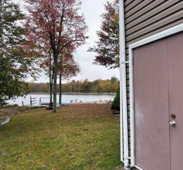 5-Bedroom Lakefront, Private Beach Wifi Ac Boat & Tobyhanna Exterior foto