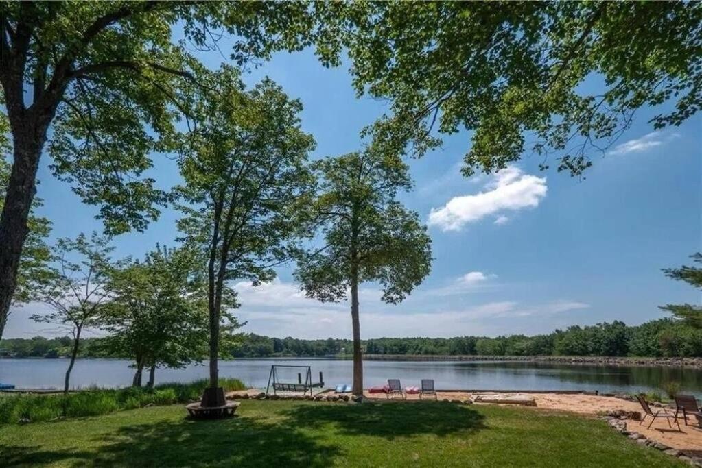 5-Bedroom Lakefront, Private Beach Wifi Ac Boat & Tobyhanna Exterior foto